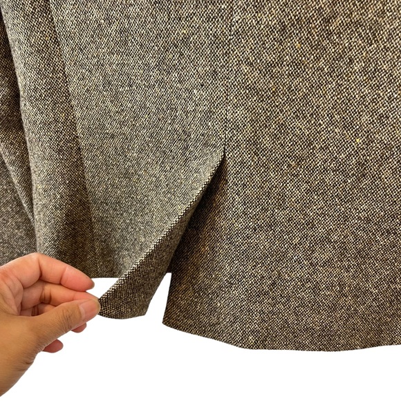 Theory Herringbone Tweed Wool Blend Jacket Sz. 2 - Picture 4 of 10